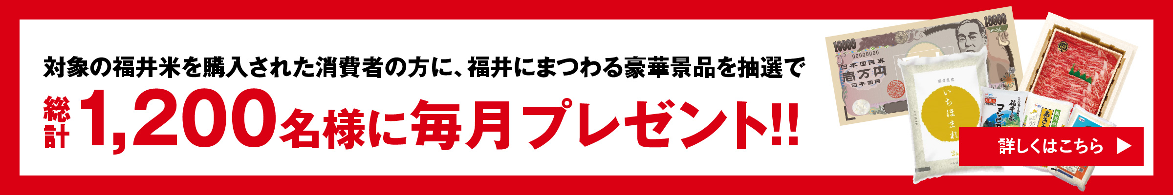 福井の新米暮らしの応援キャンペーン